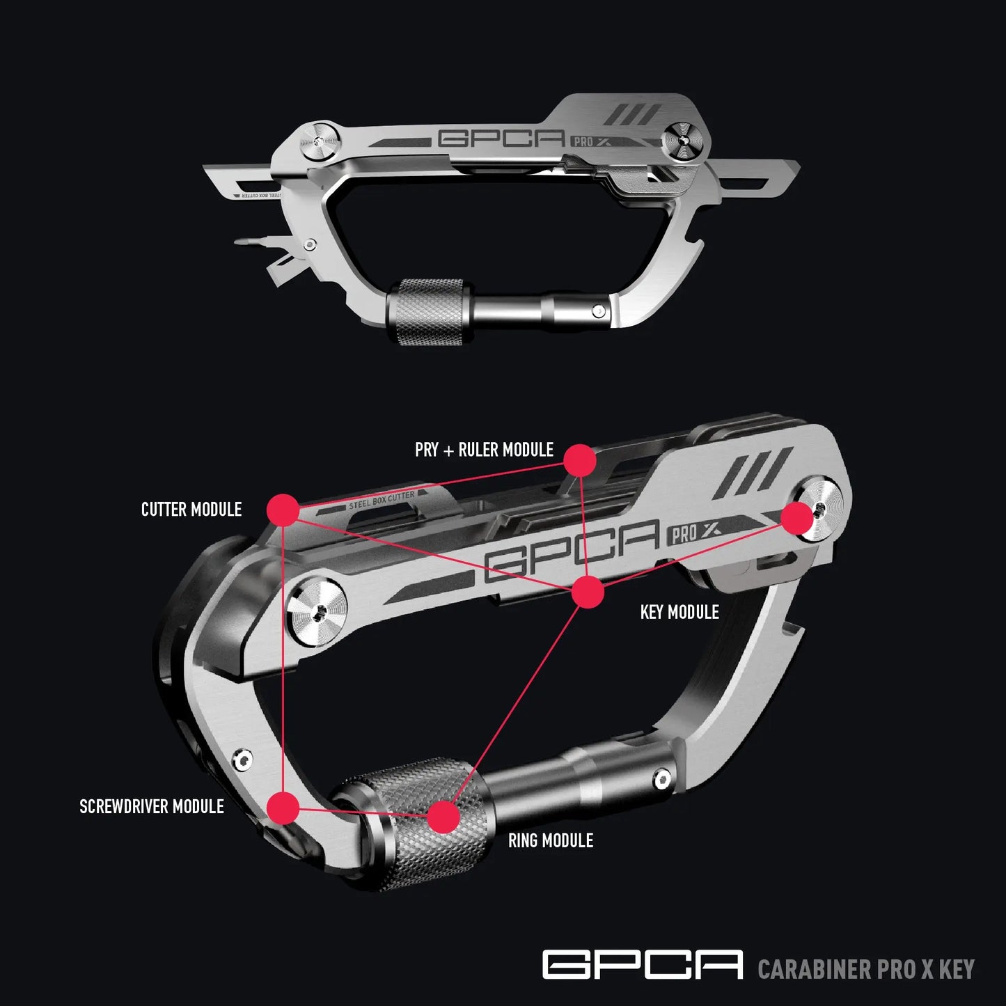 GPCA Carabiner PRO X KEY - GPCA