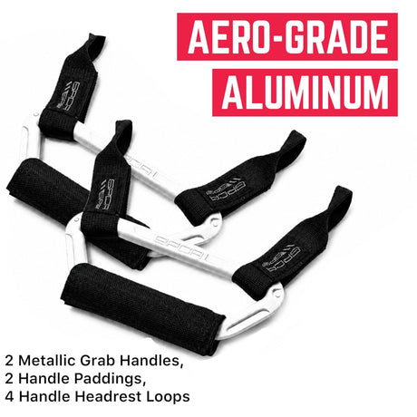 GPCA Back-Grip PRO White headrest grab handles