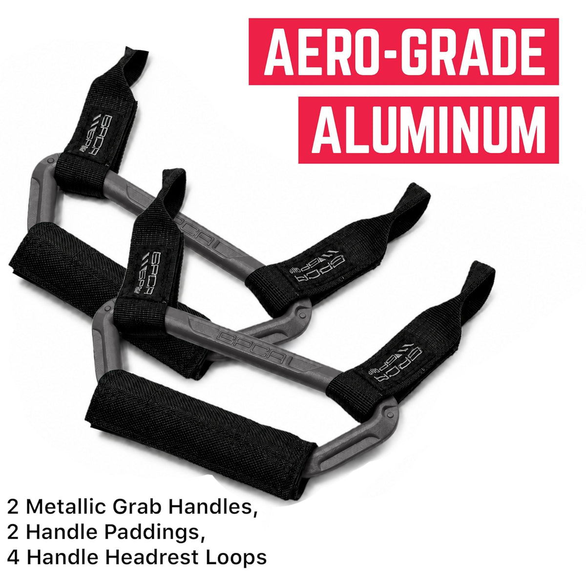 GPCA Back-Grip PRO Picket Gray headrest grab handles