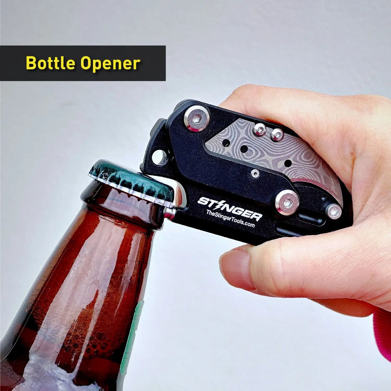 Stinger Dog Tag Folding Pocket Cutter Utility Knife - GPCA