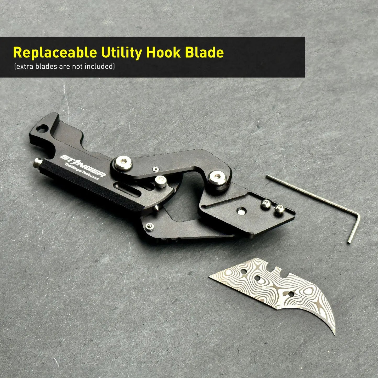 Stinger Dog Tag Folding Pocket Cutter Utility Knife - GPCA