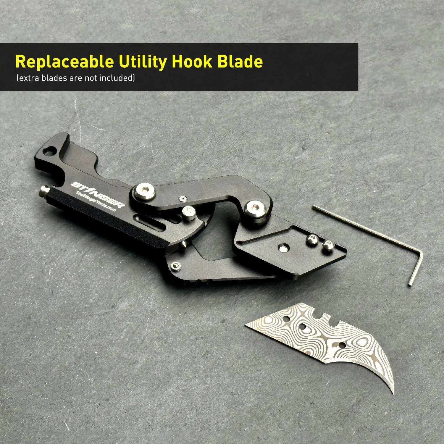 Stinger Dog Tag Folding Pocket Cutter Utility Knife - GPCA
