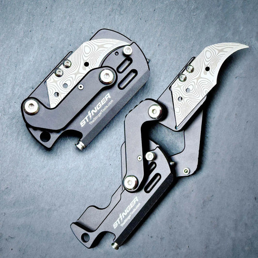Stinger Dog Tag Folding Pocket Cutter Utility Knife - GPCA
