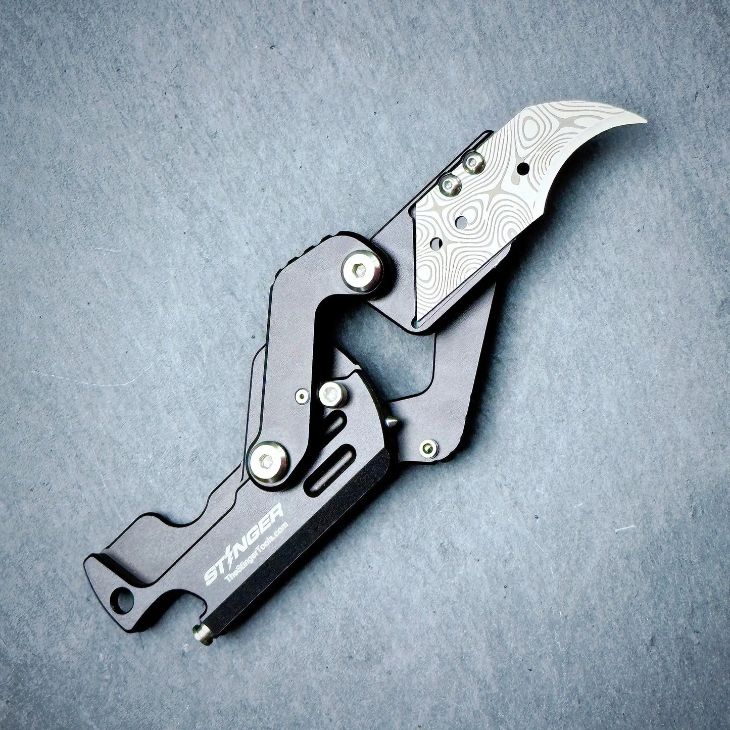 Stinger Dog Tag Folding Pocket Cutter Utility Knife - GPCA