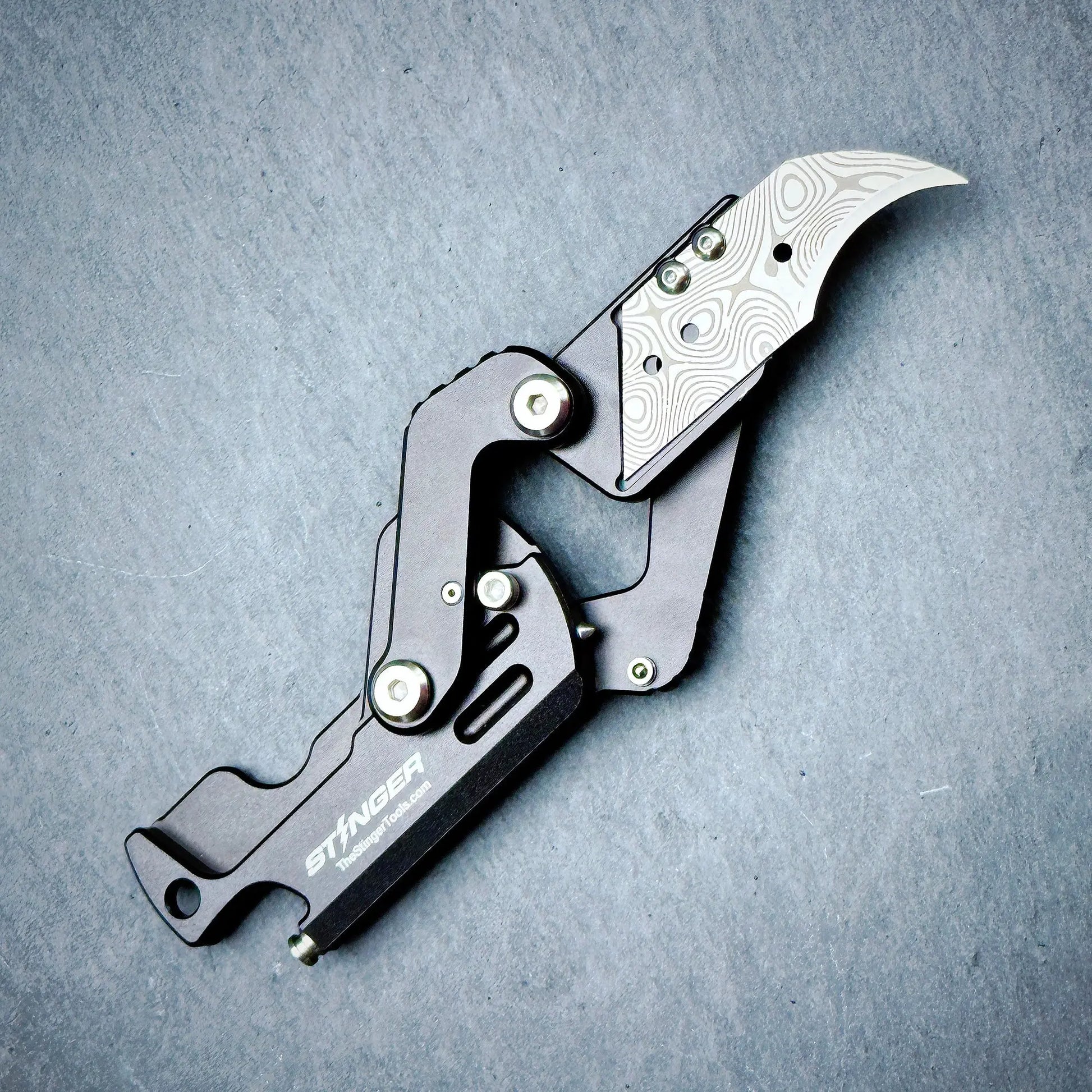 Stinger Dog Tag Folding Pocket Cutter Utility Knife - GPCA