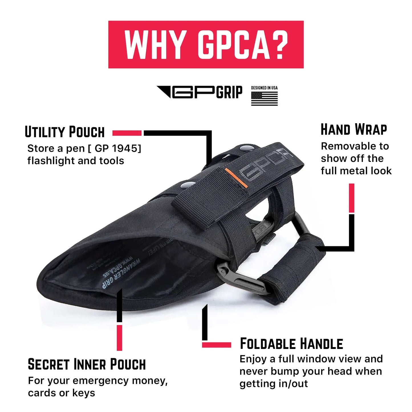 GP Grip PRO Jeep Color Handles 2007-23 - GPCA