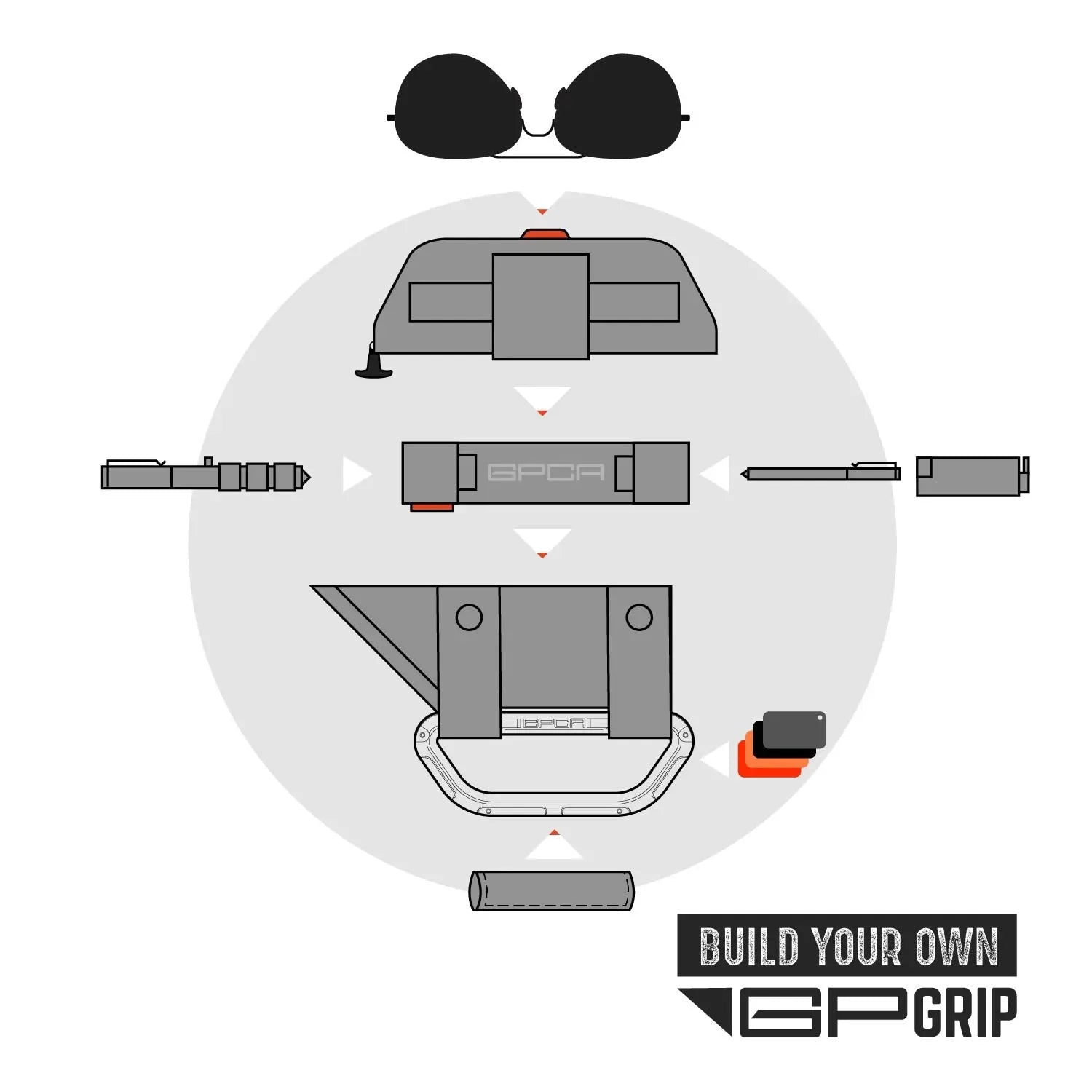 GP Grip PRO Jeep Color Handles 2007-23 - GPCA
