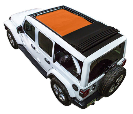 Jeep Wrangler JL 4DR Sky One Touch Power Top Sun Shade Color Shade (2018–2026)