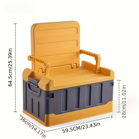 Foldable Camping Stool with Backrest & Storage Bag Portable Fishing Seat Outdoor Chair product view 17