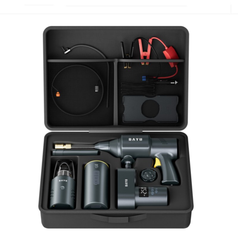 Bayu 6-in-1 Car Kit — pressure washer function demonstration
