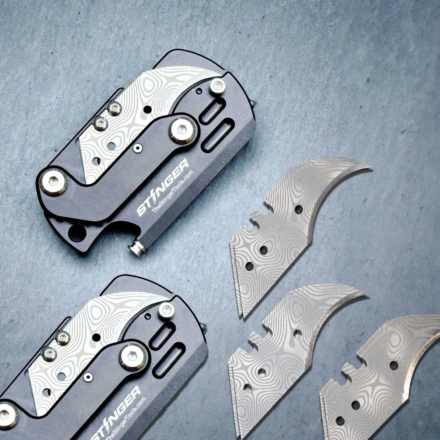Stinger Dog Tag Folding Pocket Cutter Utility Knife - GPCA
