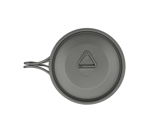 Kuvik 350ml Titanium Cup — double-wall insulation cross-section