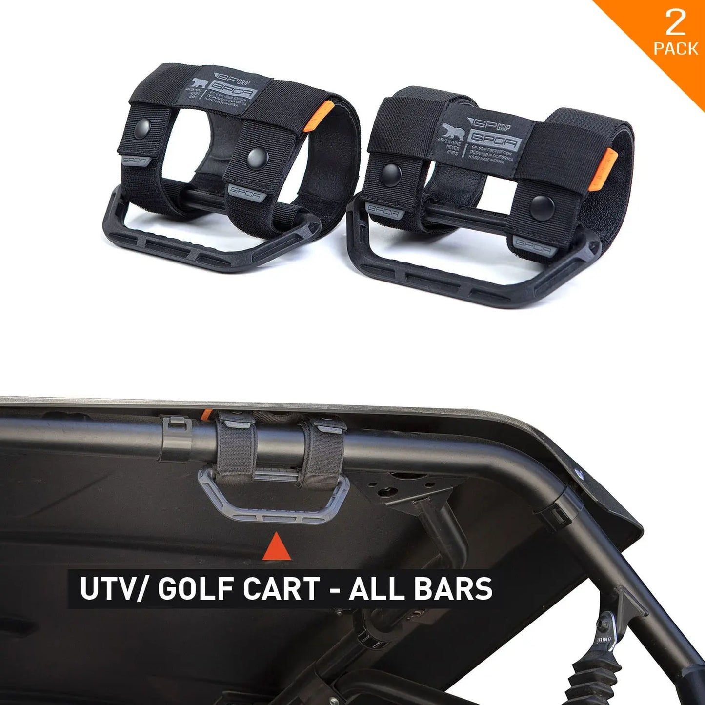 GPCA GP-Grip Lite Universal Handles, fits for all cars, top quality soild-built handles, enginereed fiber-reinforced nylon with 250lbs