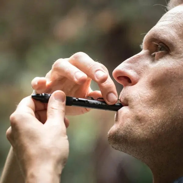 GPCA 1945 Bolt Action Pen Lite dark theme, multi tone fingers sliding