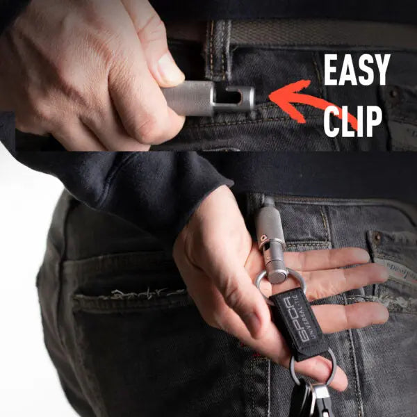 GPCA X-Clip EDC keychain compact carry configuration