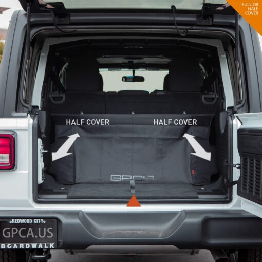 6.GPCA Jeep JL cargo cover JLU 4DR half cover 510x510