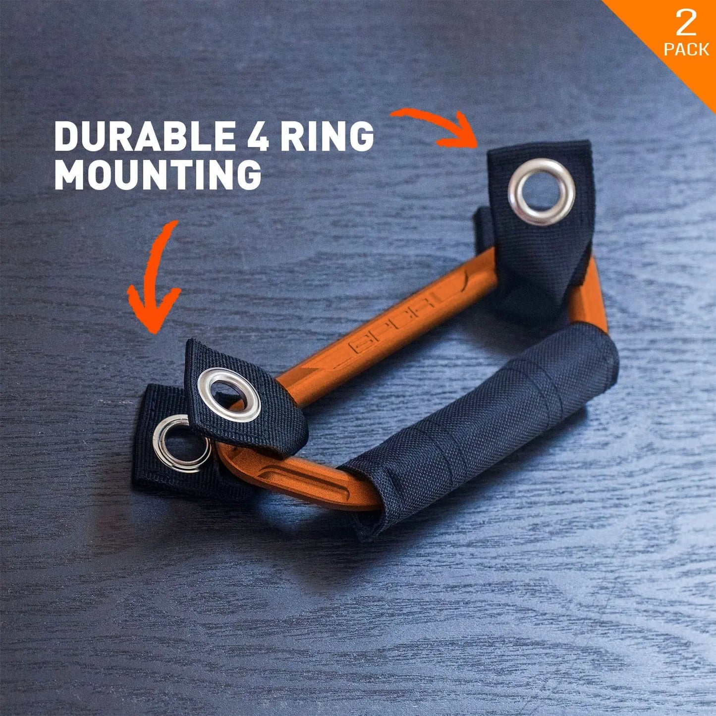 GP back grip headrest handle orange