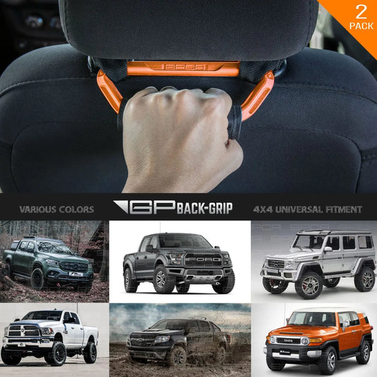 GP back grip headrest handle orange