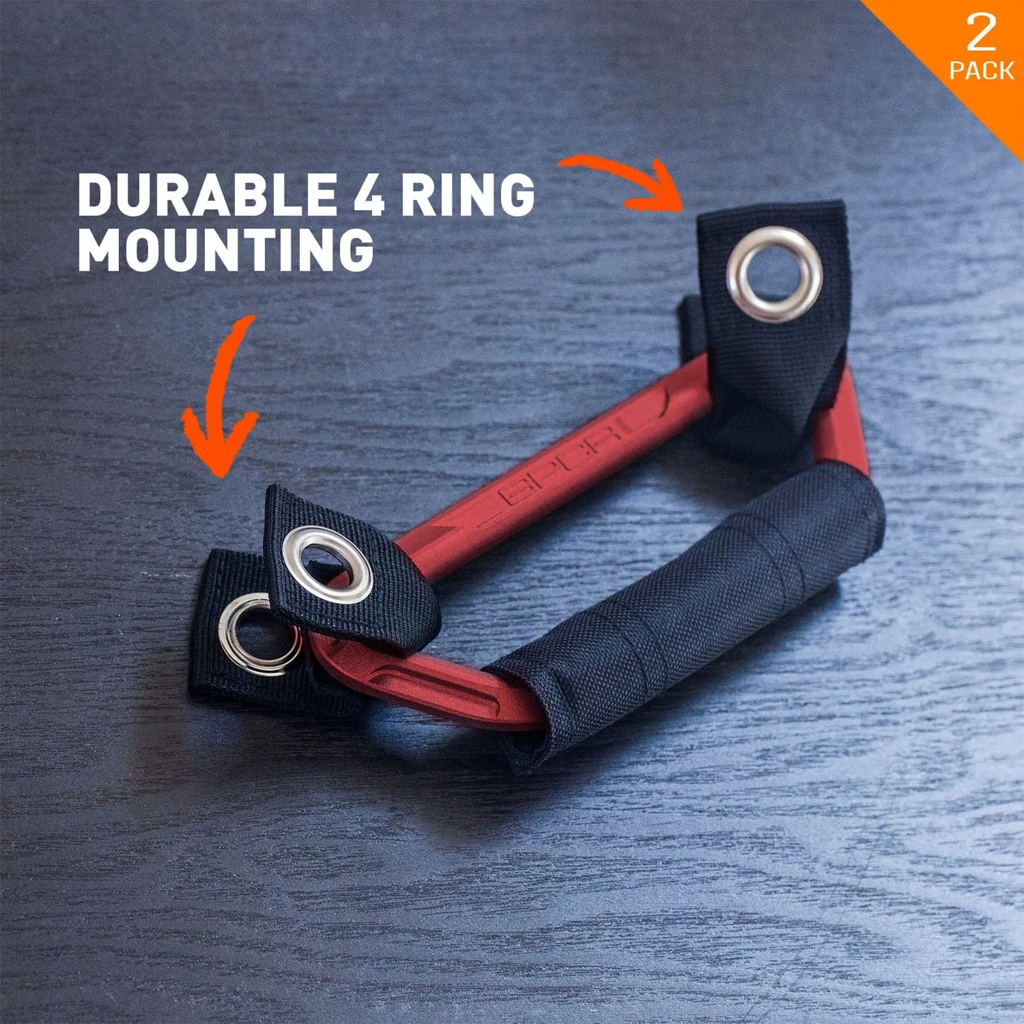 GP back grip headrest handle red