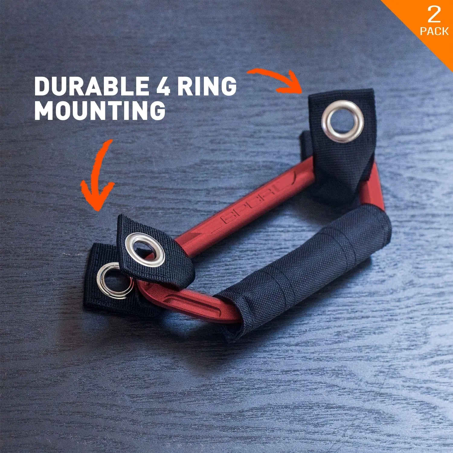 GP back grip headrest handle red