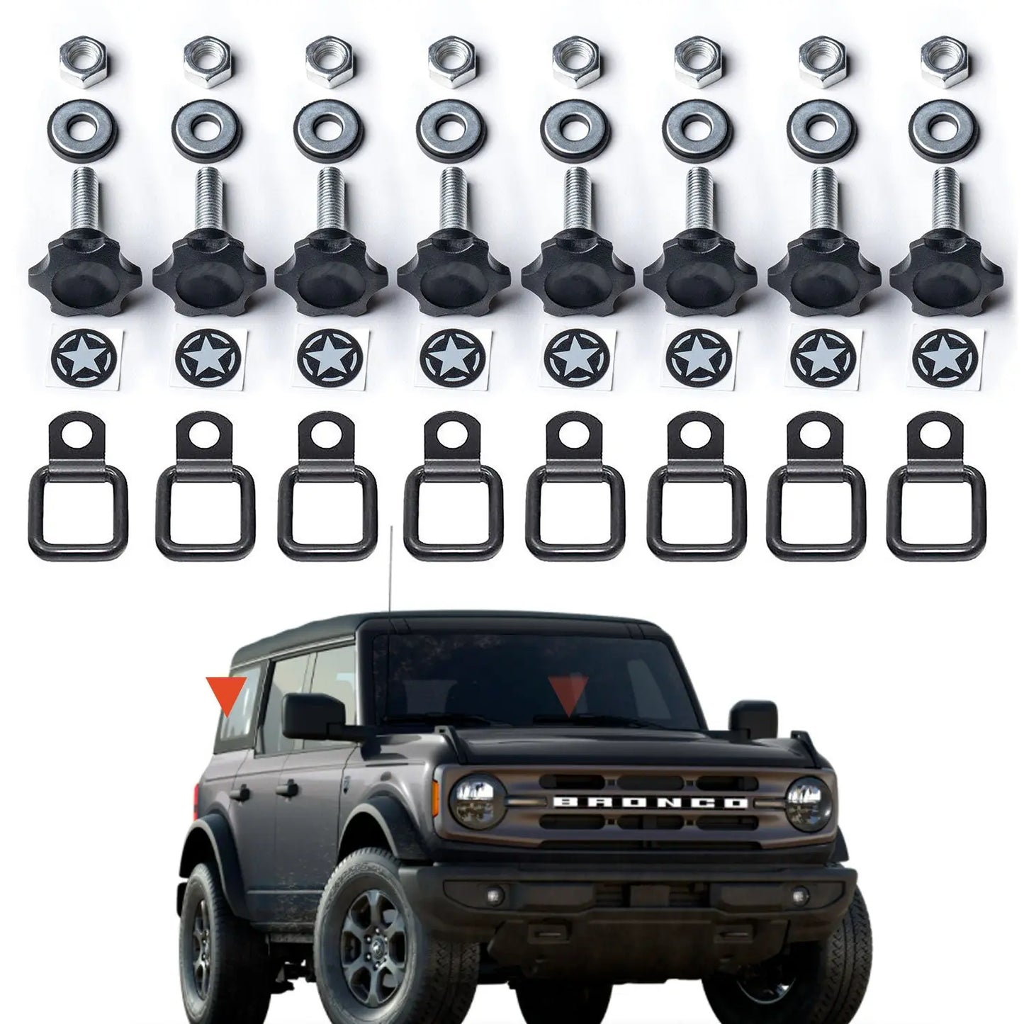 Bronco GP-Star Tie-Down Bolt Set - GPCA
