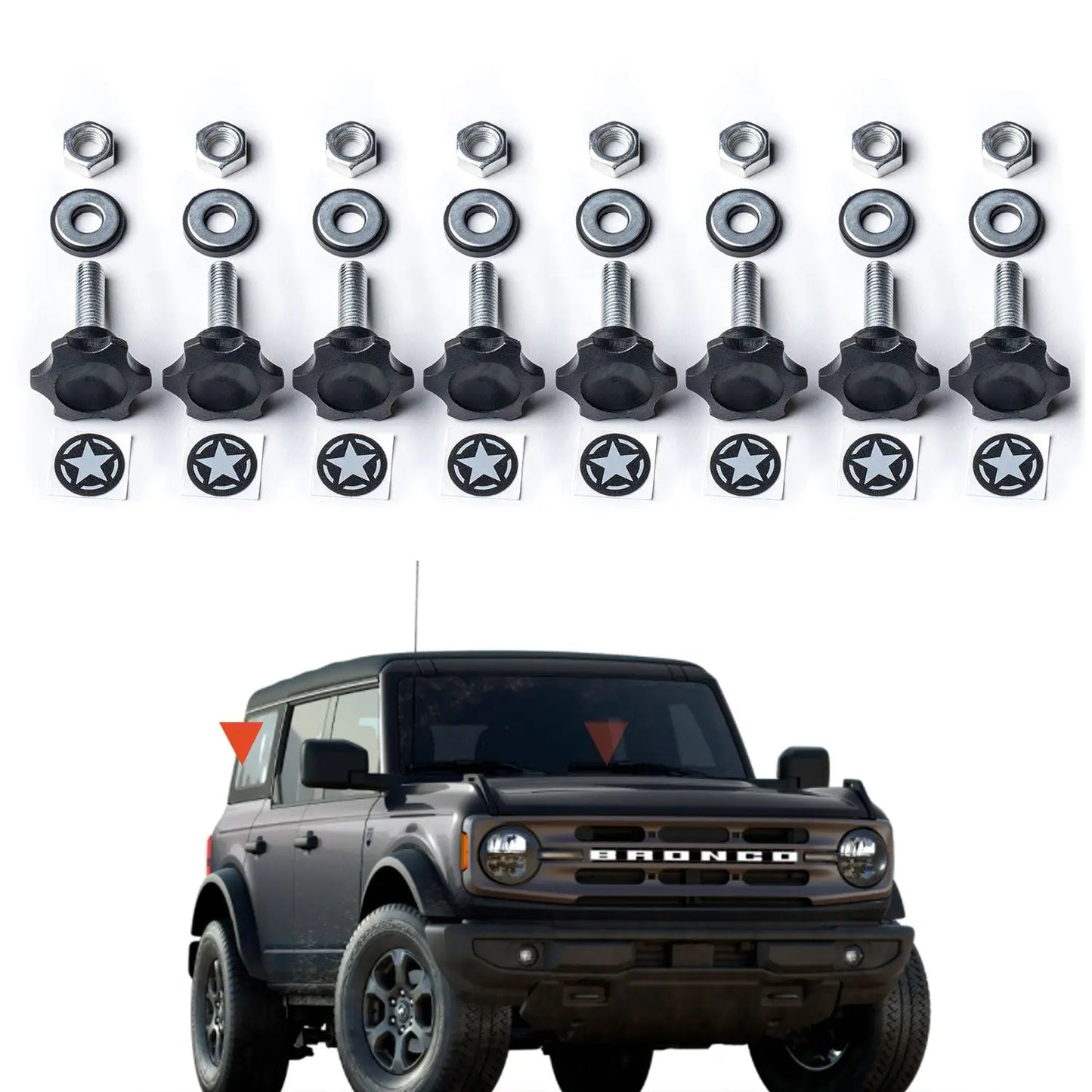 Bronco GP-Star Tie-Down Bolt Set - GPCA