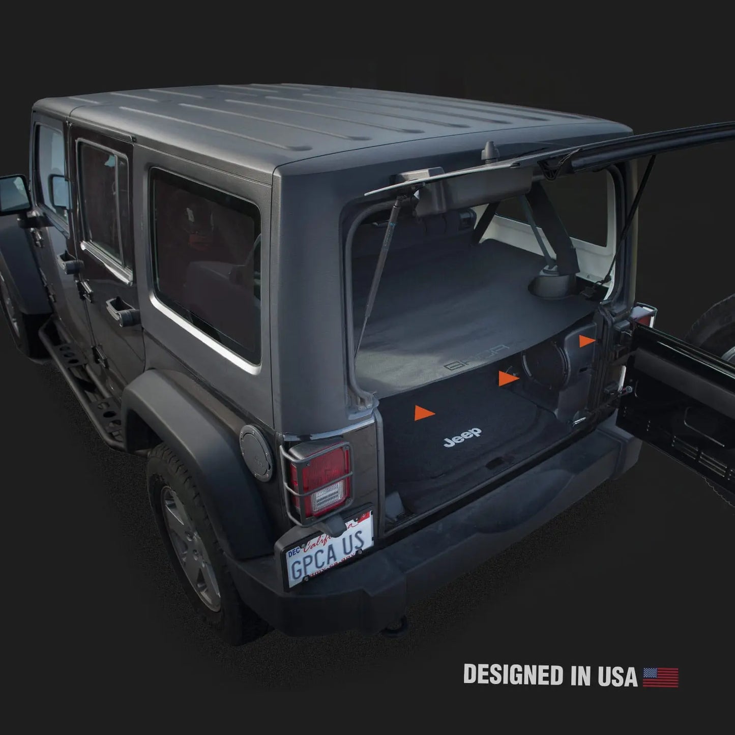 GPCA Jeep Wrangler JK 4DR Cargo Cover LITE - GPCA