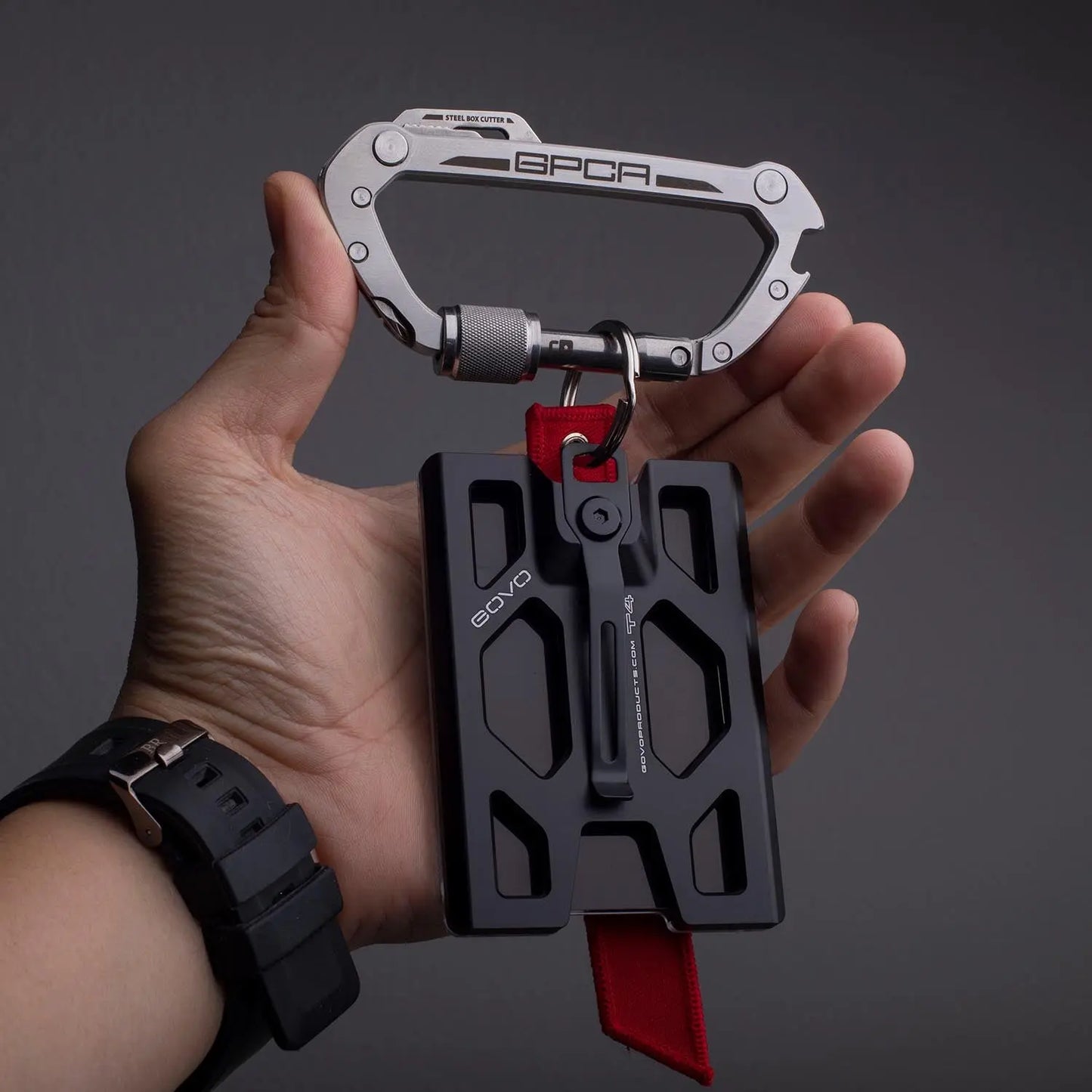 GPCA Carabiner X GOVO Wallet - GPCA