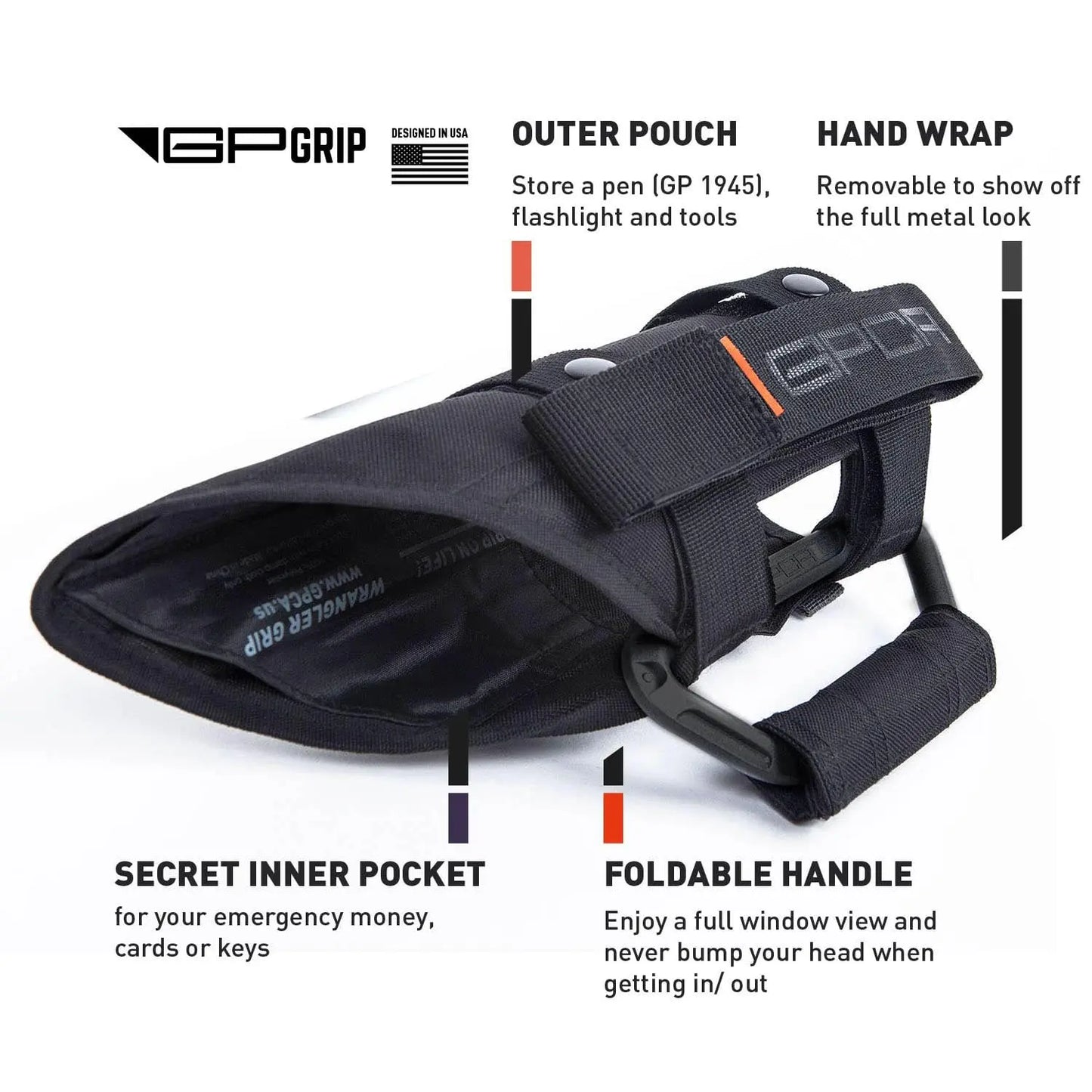 GPCA GP Grip Jeep Handle black