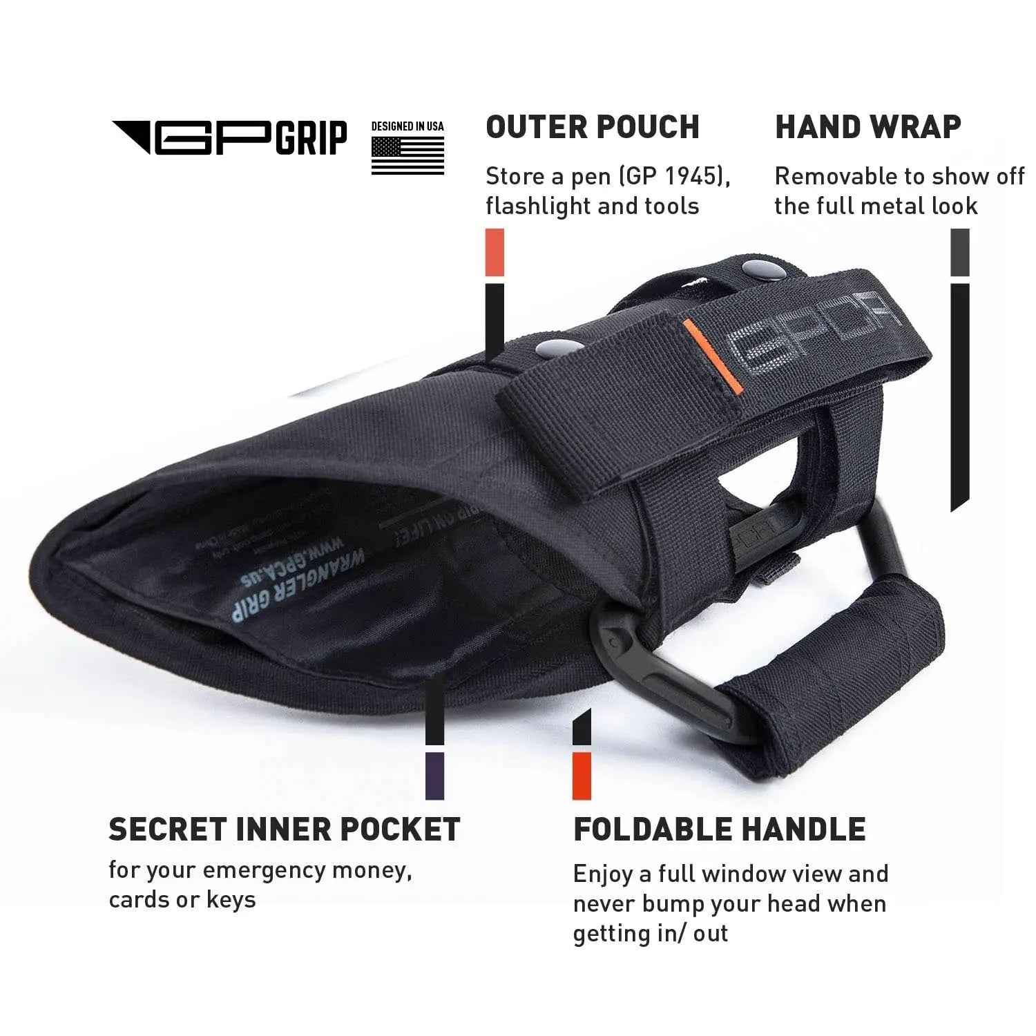 GPCA GP Grip Jeep Handle black