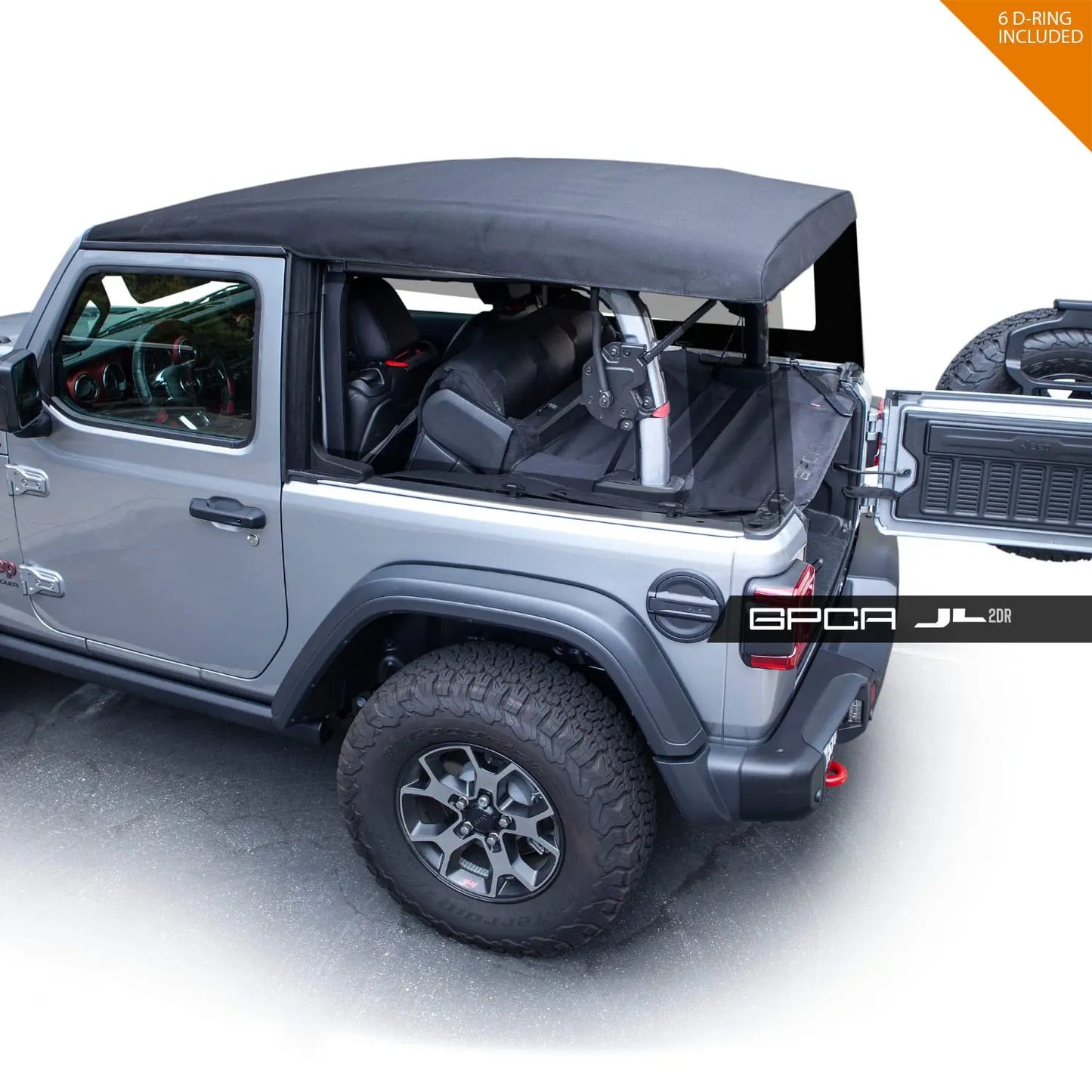 GPCA Jeep Wrangler JL 2DR Cargo Cover