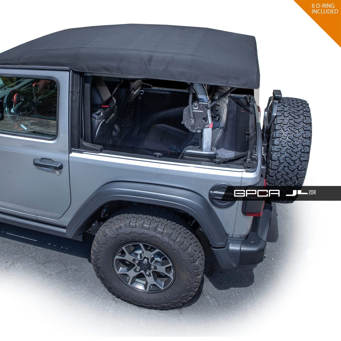 GPCA Jeep Wrangler JL 2DR Cargo Cover