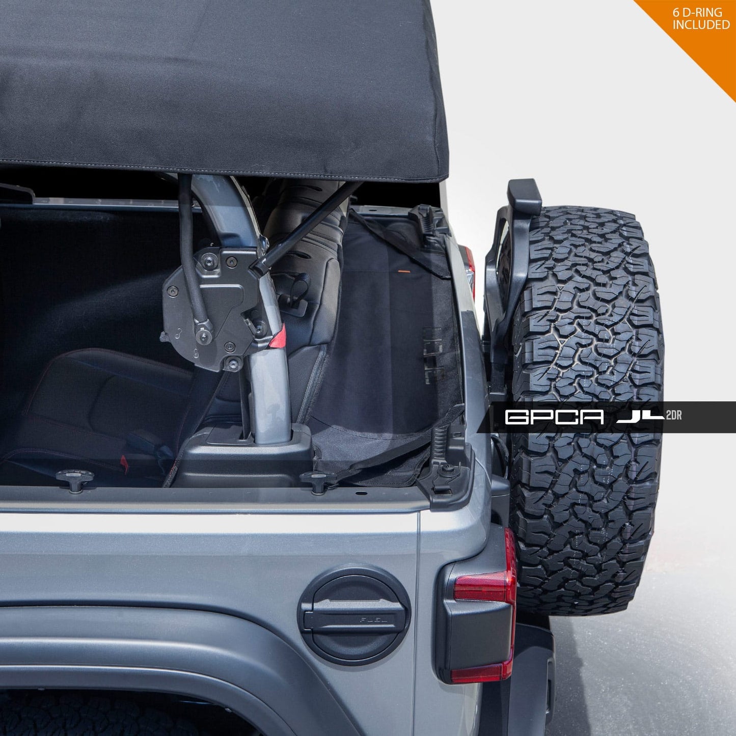 GPCA Jeep Wrangler JL 2DR Cargo Cover