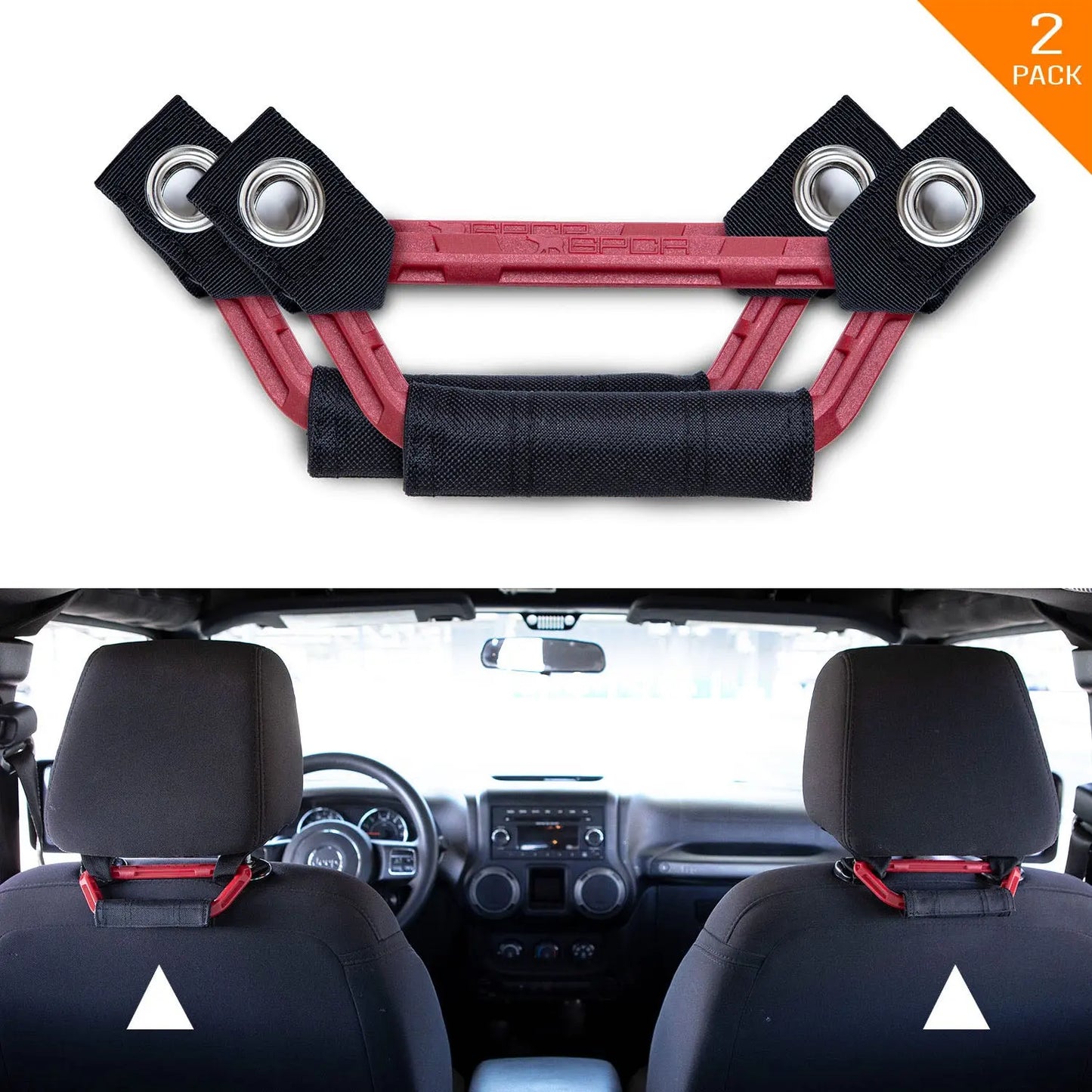 GP Back Grip Lite passenger handles for headrest