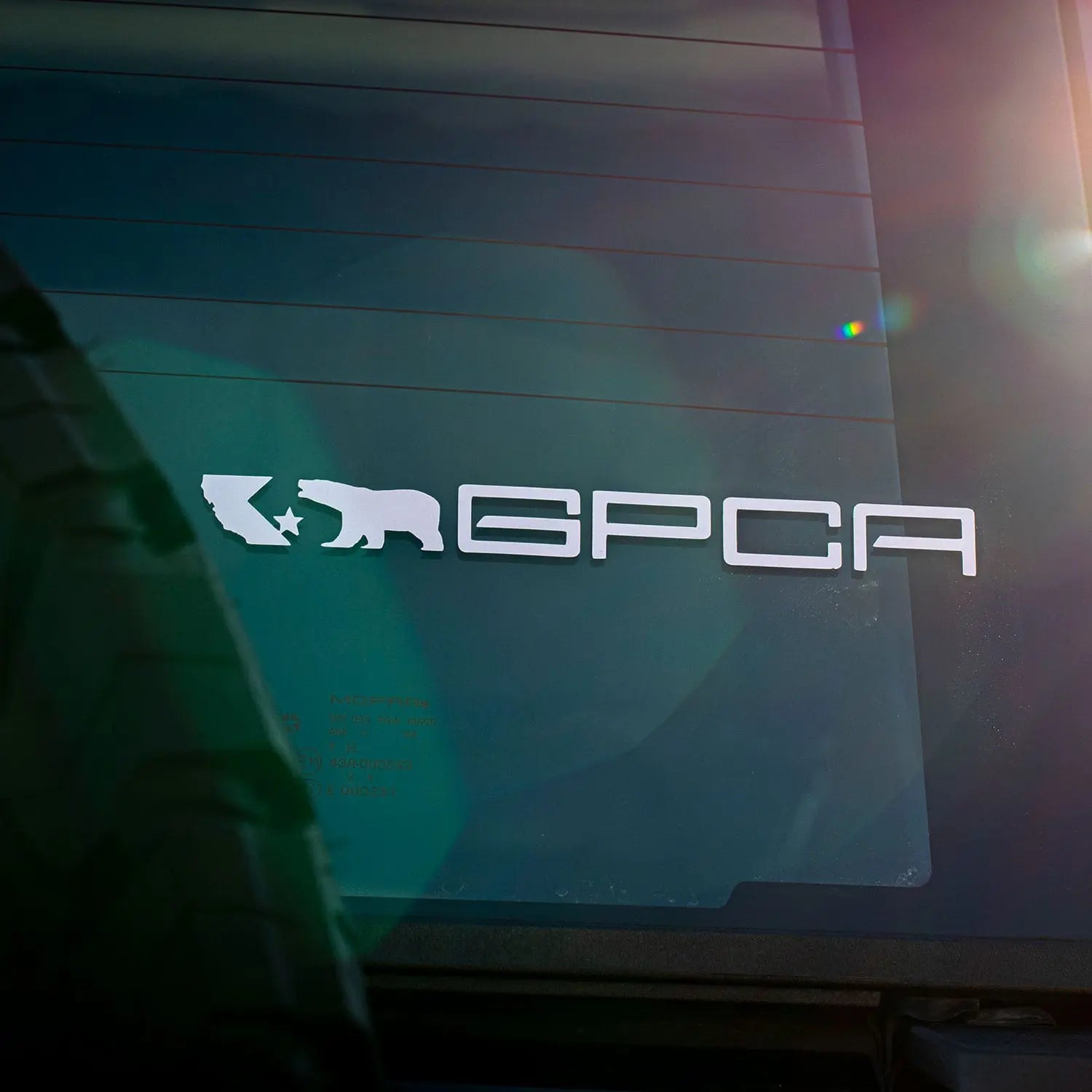 GPCA logo car decal