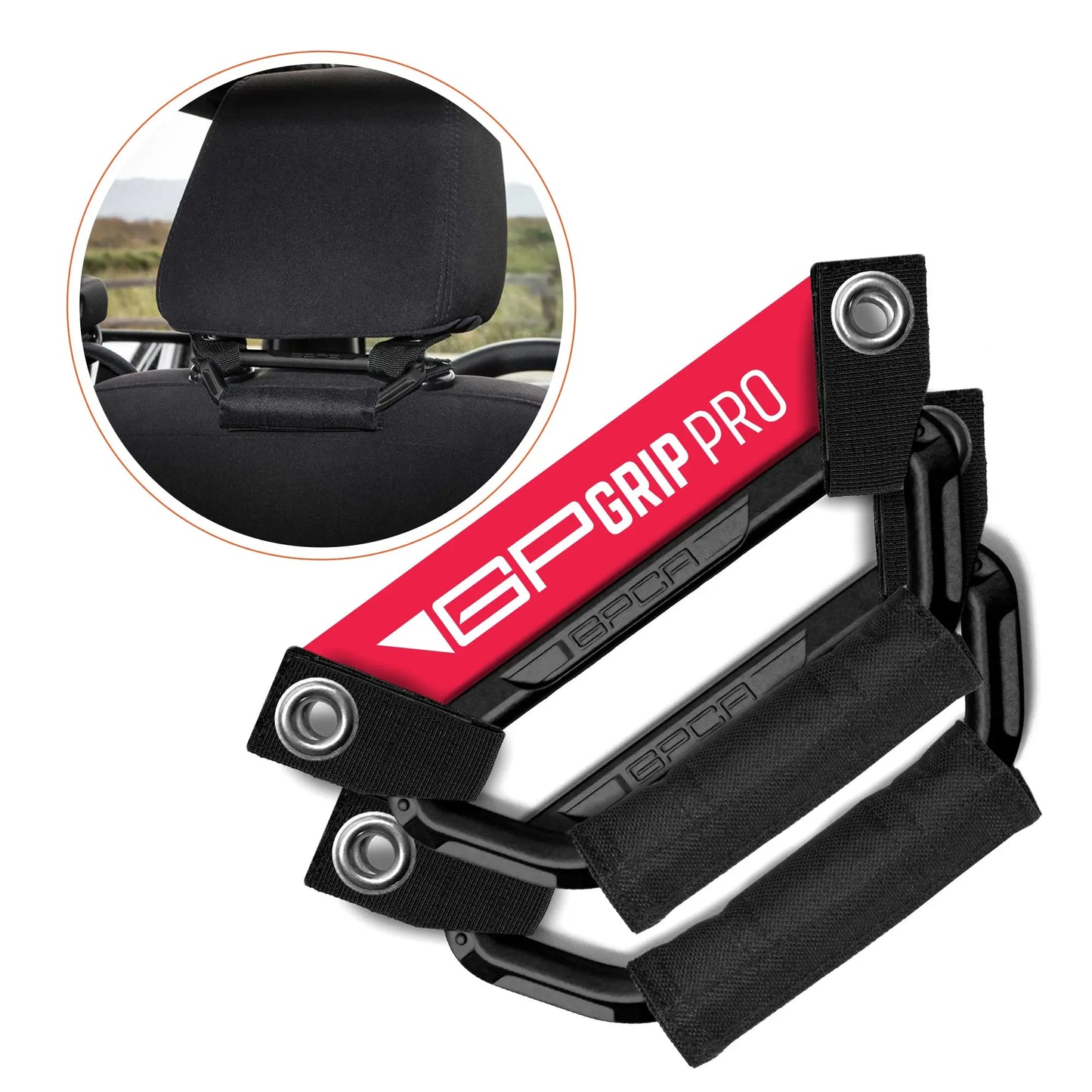 GP Back Grip PRO Color Headrest Handles - GPCA