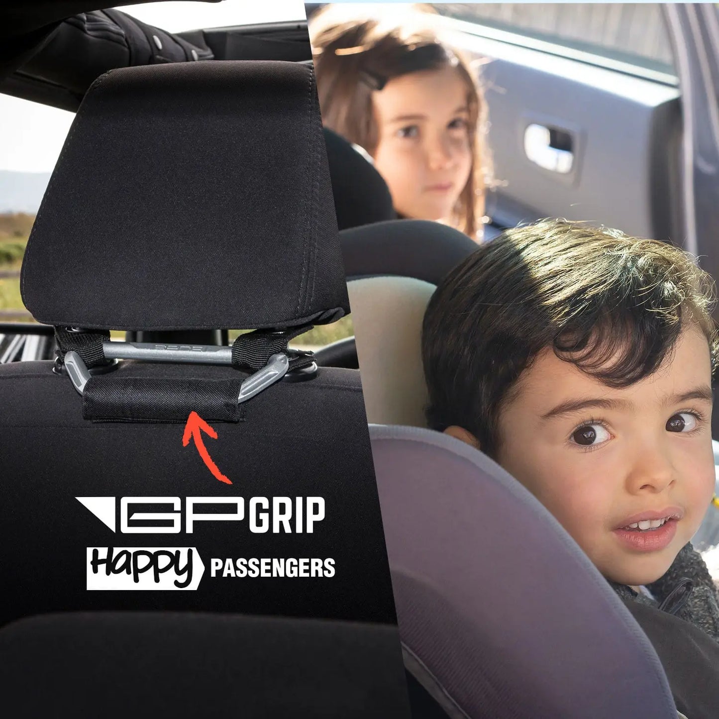 GP Back Grip PRO Color Headrest Handles - GPCA