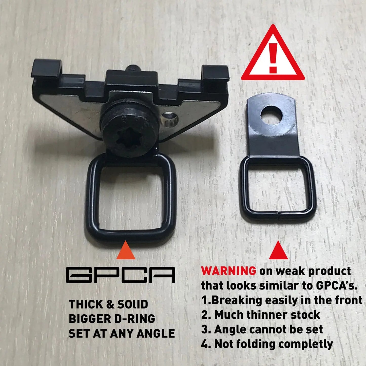 gpca tie-down d-ring jeep wrangler comparison