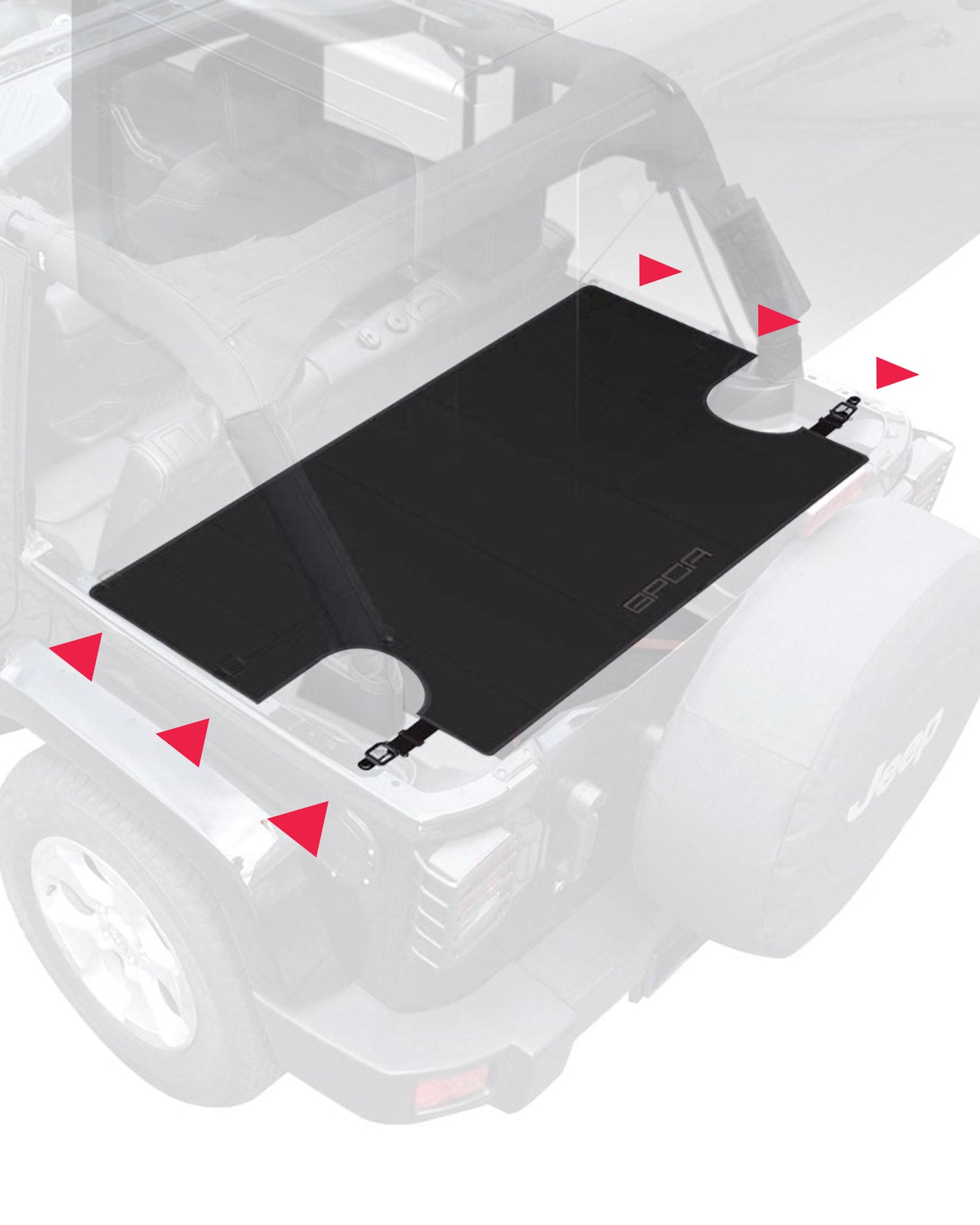 GPCA Cargo Covers for Jeep / Bronco