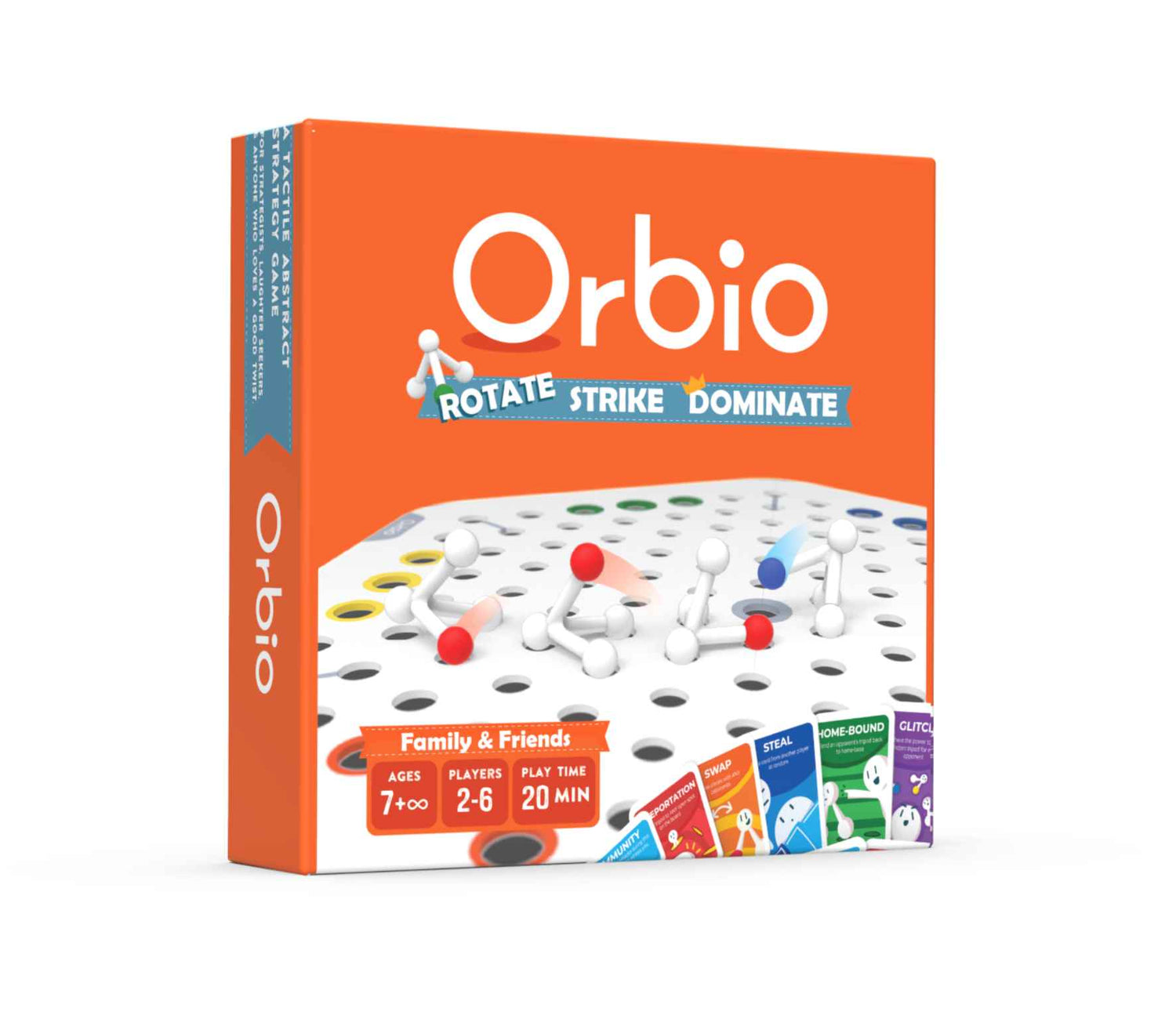Orbio strategy tabletop game — Kickstarter-funded all-ages game by GPCA