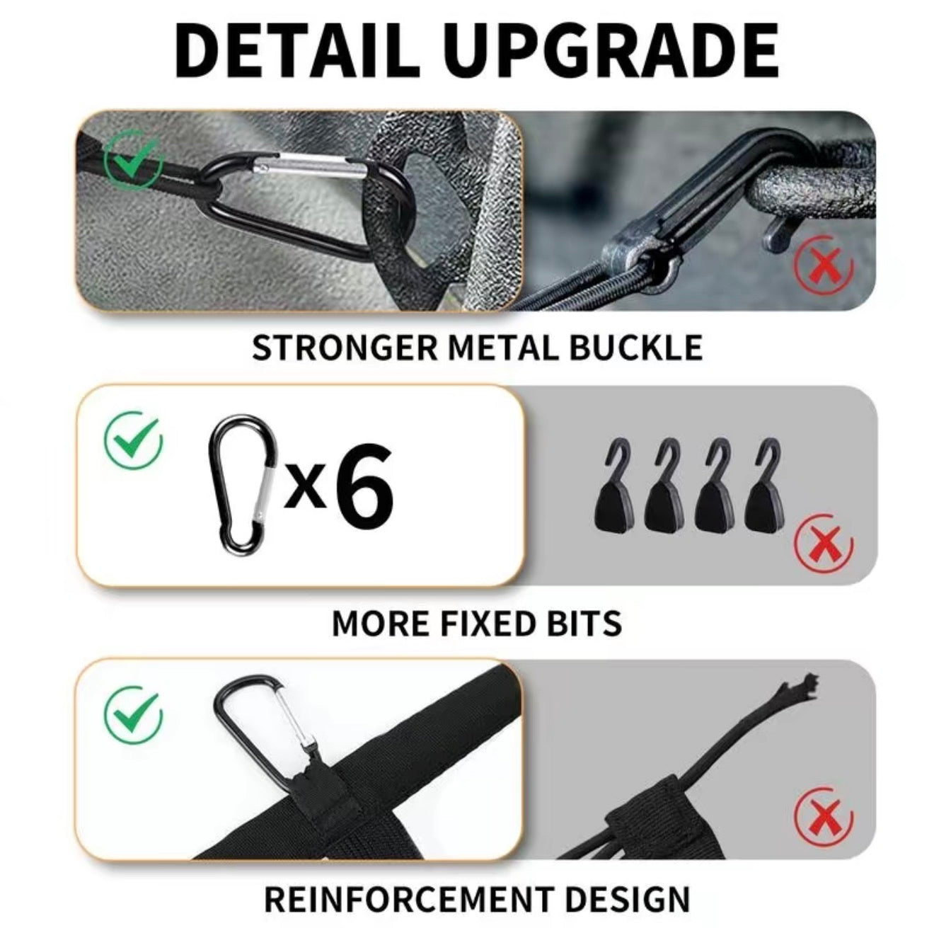 Stretch & Hold Cargo Net for Jeep/ truck/ car