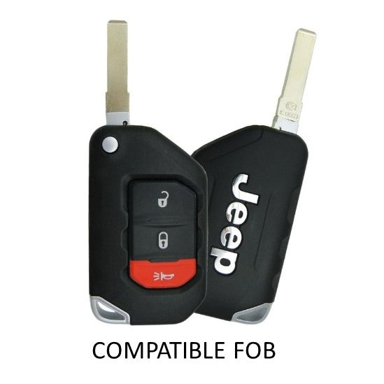 Jeep Key Fob V2 Wrangler JL / Gladiator JT - ARMY GREEN product view 10