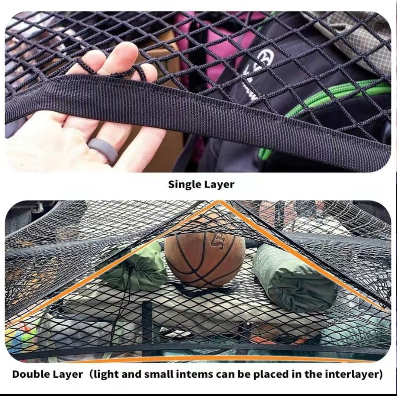 Stretch & Hold Cargo Net for Jeep/ truck/ car