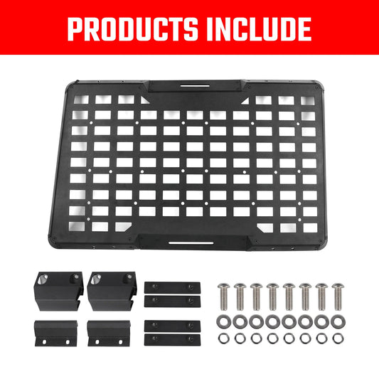 Rear Molle Panel System for 2018-2024+ Jeep Wrangler JL 4DR