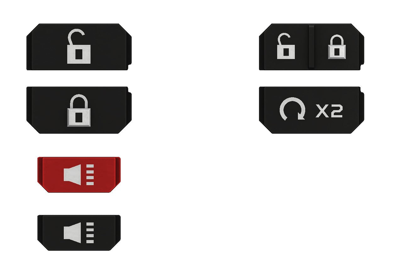 Jeep Key Fob V2 Wrangler JL / Gladiator JT - MOJITO product view 12