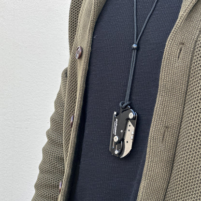 Stinger Dog Tag Tool — compact size on keychain