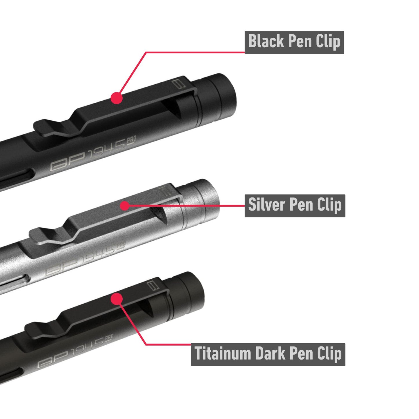 GP 1945 Pen safety tip cap + clip parts only