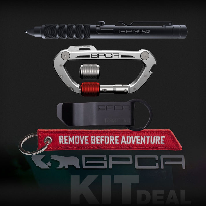 GPCA EDC Carabiner system — keys, tools, everyday carry