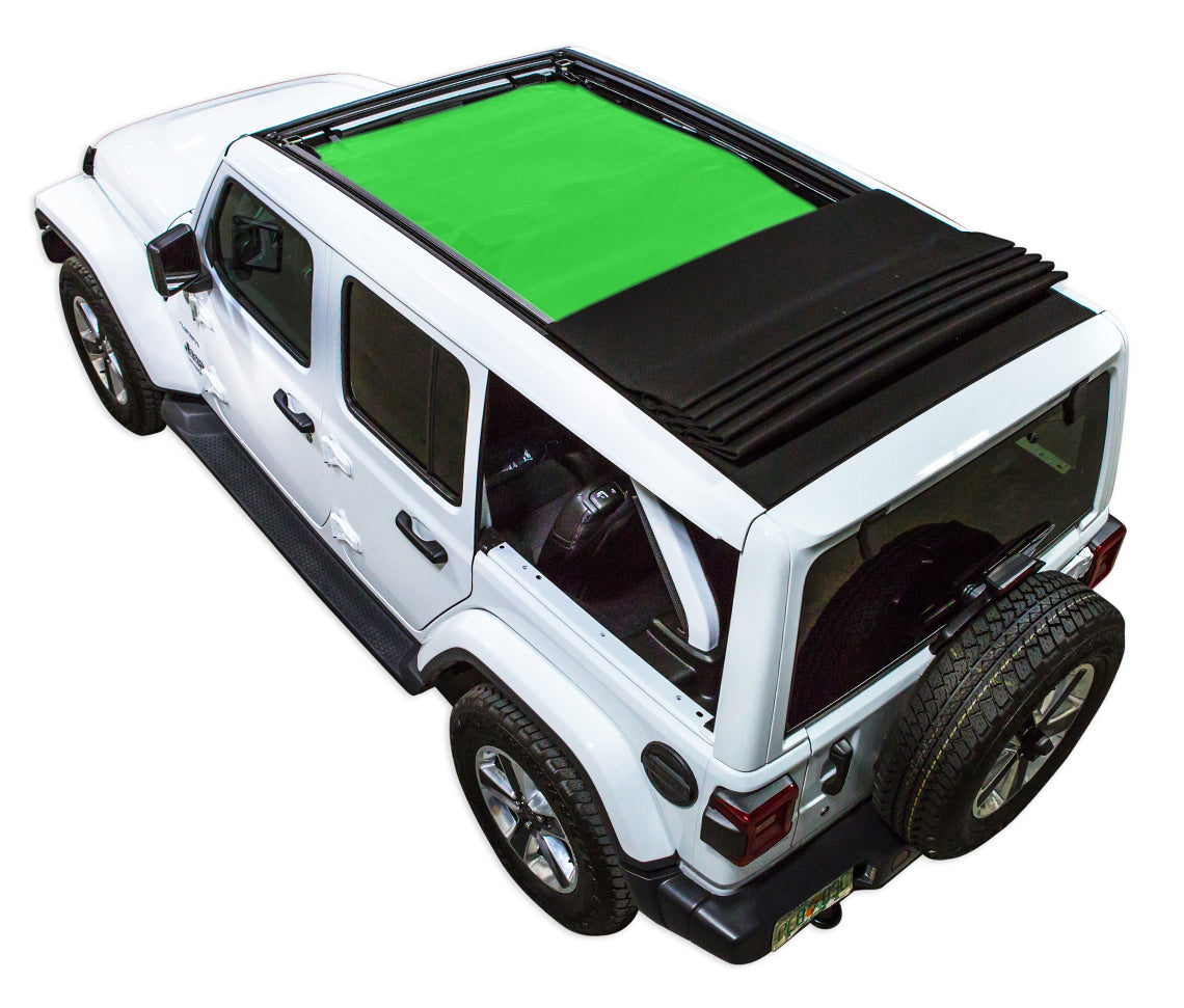Jeep Wrangler JL 4DR Sky One Touch Power Top Sun Shade Color Shade (2018–2026)