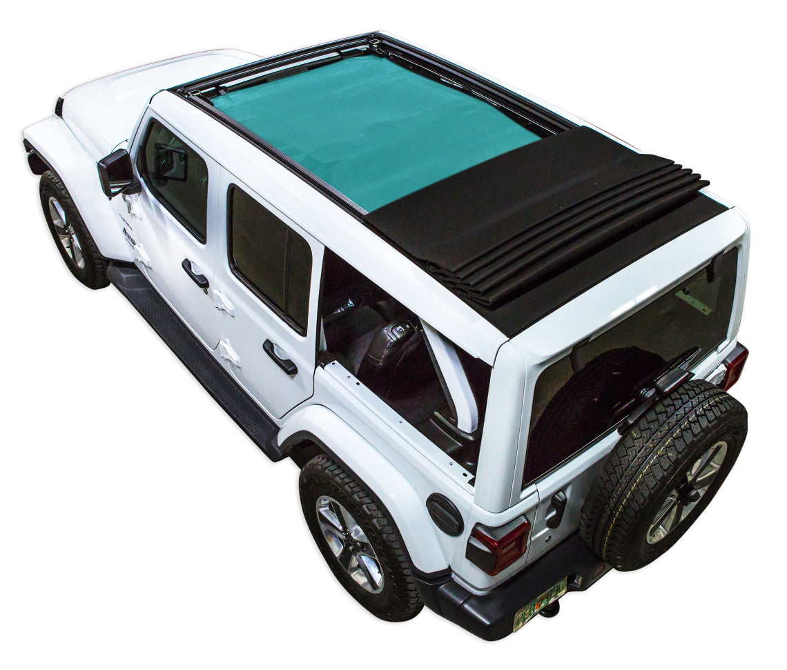 Jeep Wrangler JL 4DR Sky One Touch Power Top Sun Shade Color Shade (2018–2026)